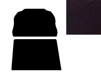 Kofferbak tapijt zwart 1302